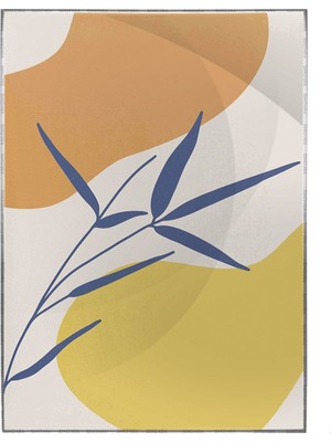 SHOP365 Yapraklar ve Şekiller Modern Poster P-001532