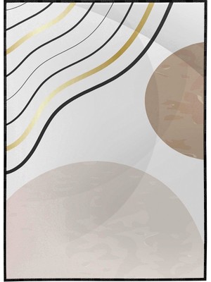 SHOP365 Toprak Renk Tonları Tasarım Modern Poster P-001505