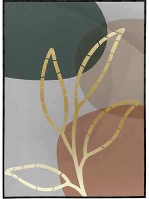 SHOP365 Tropikal Çizim Tasarım Modern Poster P-001954