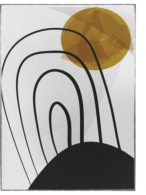 SHOP365 Toprak Renk Tonları Tasarım Modern Poster P-002150