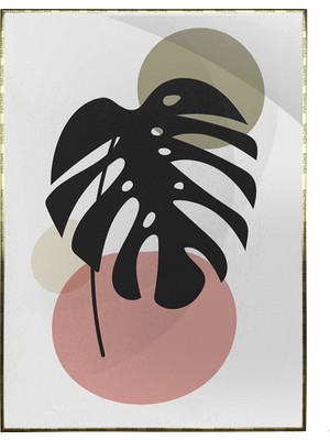 SHOP365 Bitki Yapraklar ve Şekiller Modern Poster P-001921