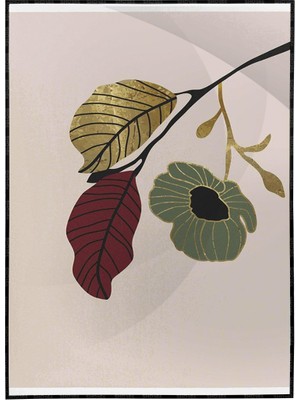 SHOP365 Doğa Bitki Modern Illüstrasyon Poster P-002588