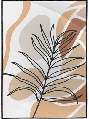 SHOP365 Bitki Yapraklar ve Şekiller Modern Poster P-002868
