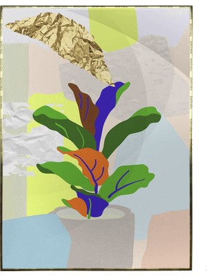 SHOP365 Şekiller Sanatsal Modern Poster P-002349