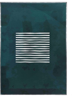 SHOP365 Fırça Darbeleri Derin Deniz Mavisi Renkler Modern Poster P-002828