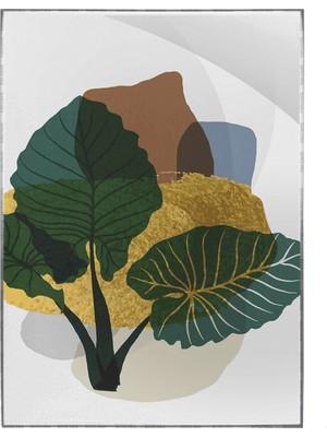 SHOP365 Bitki Yapraklar ve Şekiller Modern Poster P-003166