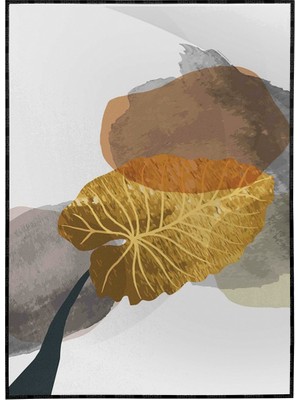 SHOP365 Yapraklar ve Şekiller Modern Poster P-003139