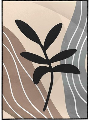 SHOP365 Yapraklar ve Şekiller Modern Poster P-003263