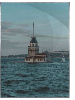 SHOP365 Istanbul Kız Kulesi ve Deniz Manzarası Poster P-003637
