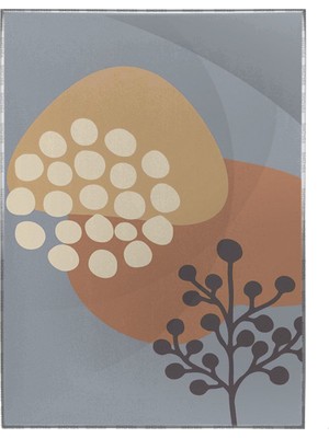 SHOP365 Bitki Yapraklar ve Şekiller Modern Poster P-002804