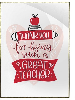 SHOP365 Öğretmen Eğitim Öğretmenler Günü Temalı Illüstrasyon Poster P-003445