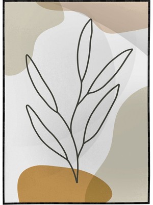 SHOP365 Botanik Şekiller Modern Poster P-003797