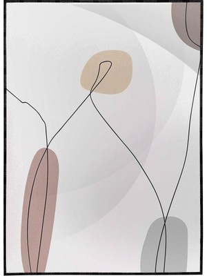 SHOP365 Toprak Renk Tonları Tasarım Modern Poster P-002165