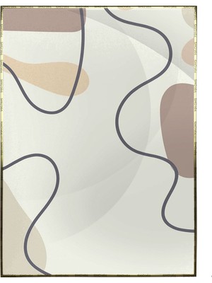 SHOP365 Toprak Renk Tonları Tasarım Modern Poster P-001988