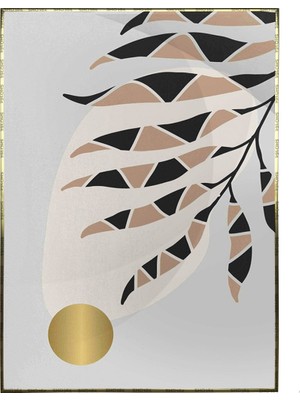 SHOP365 Doğa Bitki Modern Illüstrasyon Poster P-002636