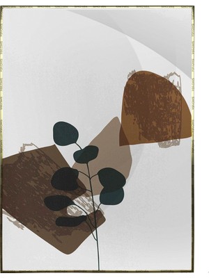 SHOP365 Bitki Yapraklar ve Şekiller Modern Poster P-002740
