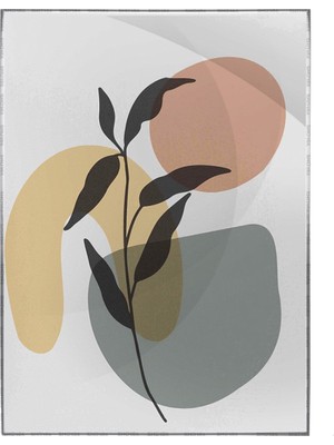 SHOP365 Botanik Şekiller Modern Poster P-003738