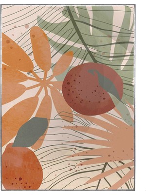 SHOP365 Doğa Sanatsal Çizimler Modern Poster P-004073
