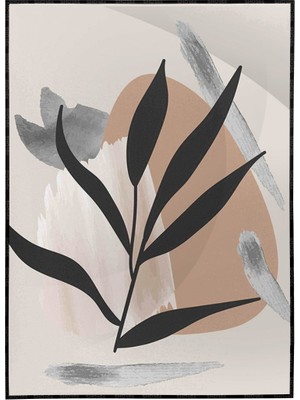 SHOP365 Doğa Bitkiler Suluboya Görünümlü Modern Poster P-003194