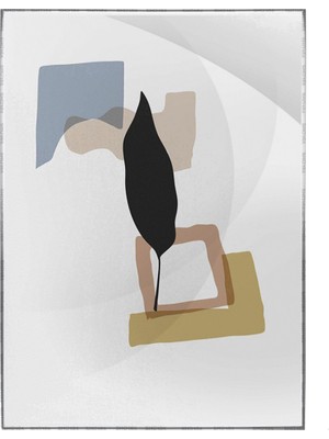 SHOP365 Bitki Yapraklar ve Şekiller Modern Poster P-002721