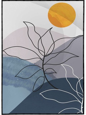 SHOP365 Manzara ve Bitkiler Illüstrasyon Modern Poster P-003296