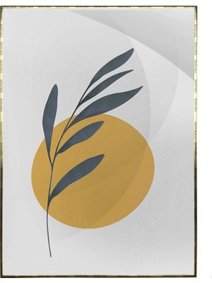 SHOP365 Botanik Şekiller Modern Poster P-003718
