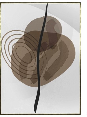 SHOP365 Toprak Renk Tonları Tasarım Modern Poster P-002158