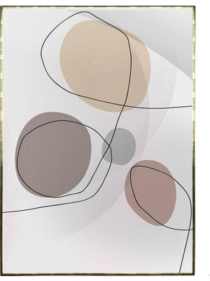 SHOP365 Toprak Renk Tonları Tasarım Modern Poster P-002166