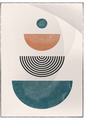 SHOP365 Şekiller Desenler Çizgiler Modern Tasarım Poster P-004203