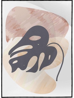 SHOP365 Bitki Yapraklar ve Şekiller Modern Poster P-002995