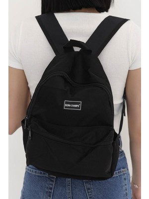 Store41 Önü Cepli Sırt Çantası Siyah - 10985.1624.