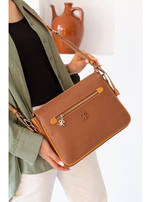 Impolo Ancela Tabagofraj Baskı Kadın Omuz ve Çapraz Çantası 23X27E Batında