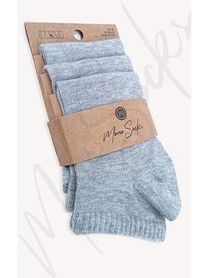 Mono Socks 3'lü Basic Düz Patik Çorap