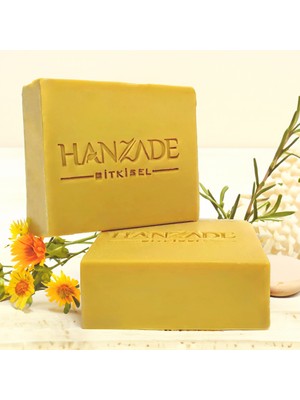 Hanzade Bitkisel Doğal El Yapımı Hatay Kükürtlü Sabun Kükürt Sabunu 2 Adet