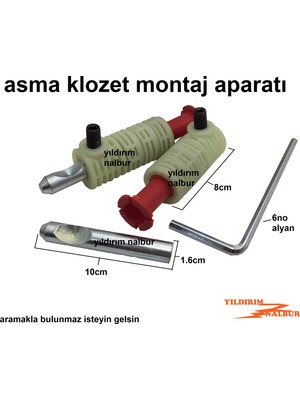 Yıldırım Nalbur Asma Klozet Montaj Aparatı Gömme Rezervuar Klozet Montaj Aparatı