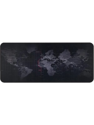 Batcell Gaming Mousepad Oyuncu Kaydırmaz Mouse Pad 80X30 Dünya Haritalı