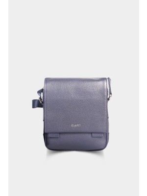 Guard Lacivert Deri Omuz Çantası