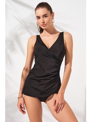 Pierre Cardin Mara Kruvaze Formlu Tankini Siyah 231501