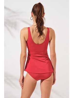 Pierre Cardin Mara Kruvaze Formlu Tankini Kırmızı 231501