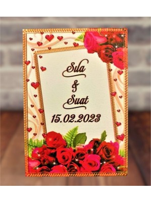 Solmaz Düğün Kına Söz Nikah Magnetler 25 Adet