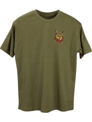 Aten Wear Oversize Bisiklet Yaka Basic Kısa Kollu Tişört