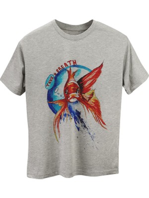 Aten Wear Oversize Bisiklet Yaka Basic Kısa Kollu Tişört