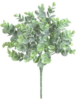 Nettenevime Yapay Çiçek Okaliptus Şimşir Demeti Pudralı Pastel Yeşil Garnitür Aradal Dekoratif Yapay Bitki