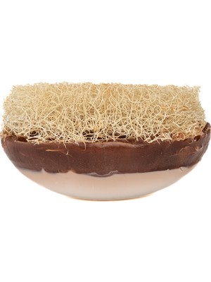 Teos Soap %100 Doğal El Yapımı Eşek Sütlü ve Ballı Kabak Lifli Duş Sabunu 180GR - Seferihisar Zeytinyağı