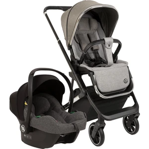 Nanofold 3 Grey Travel Sistem Bebek Arabası Light Grey