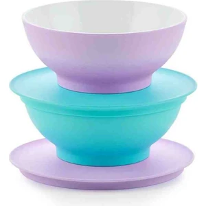 Allegra Tatlı Kabı Mavi-Lila 275 ml 2'li