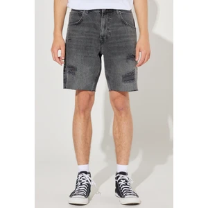 Regular Fit Normal Kesim %100 Pamuk Normal Bel Jean Kot Şort
