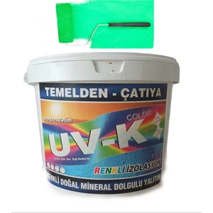 Uv-K Color / Premium Silikonlu Su Izolasyon Boyası 15 kg Yeşil