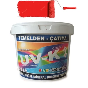 Uv-K Color / Premium Silikonlu Su Izolasyon Boyası 15 kg Kırmızı