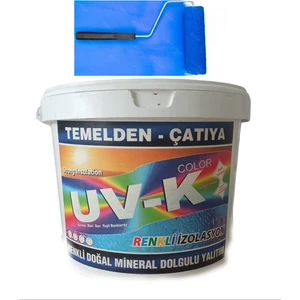 Uv-K Color / Premium Silikonlu Su Izolasyon Boyası 15 kg Mavi